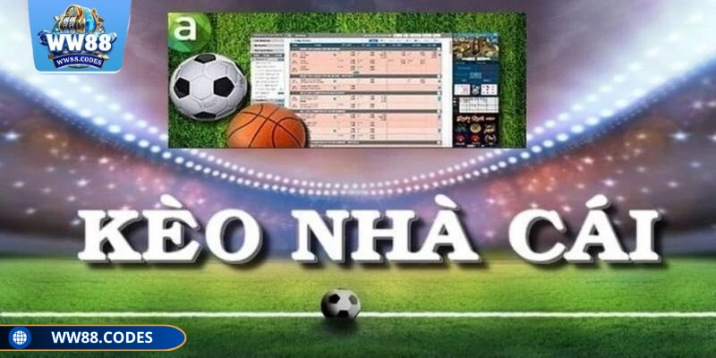 Kèo nhà cái WW88 là các loại tỷ lệ cược được đưa ra